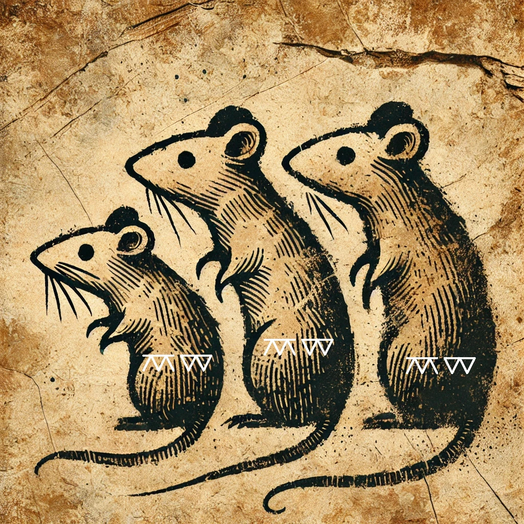 three rats